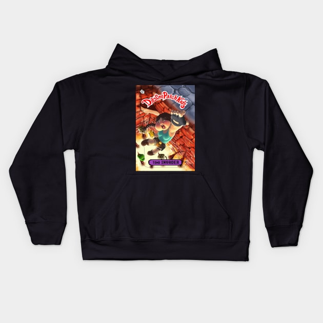 Day One Patch Kids 027 ( Tomb Invader ) Kids Hoodie by RottenTanuki